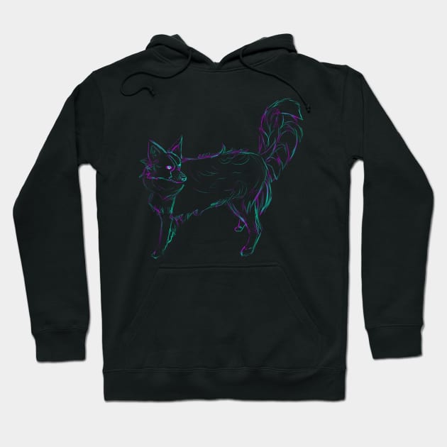 Galaxy Border-collie Hoodie by Cloudlie_store